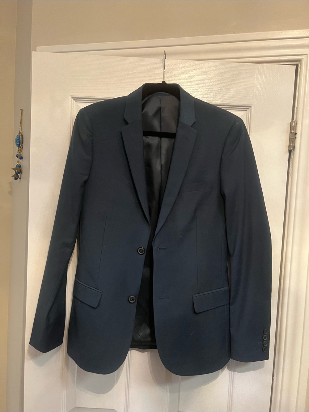 RW&CO. Men's Navy Single-Breasted Two-Button Sport Coat